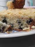Budín crumble de arándano y limón