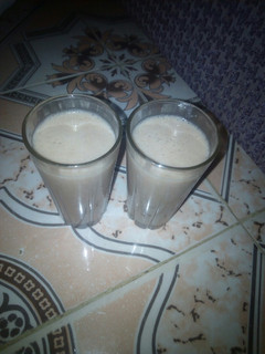 A picture of Banana smoothie.