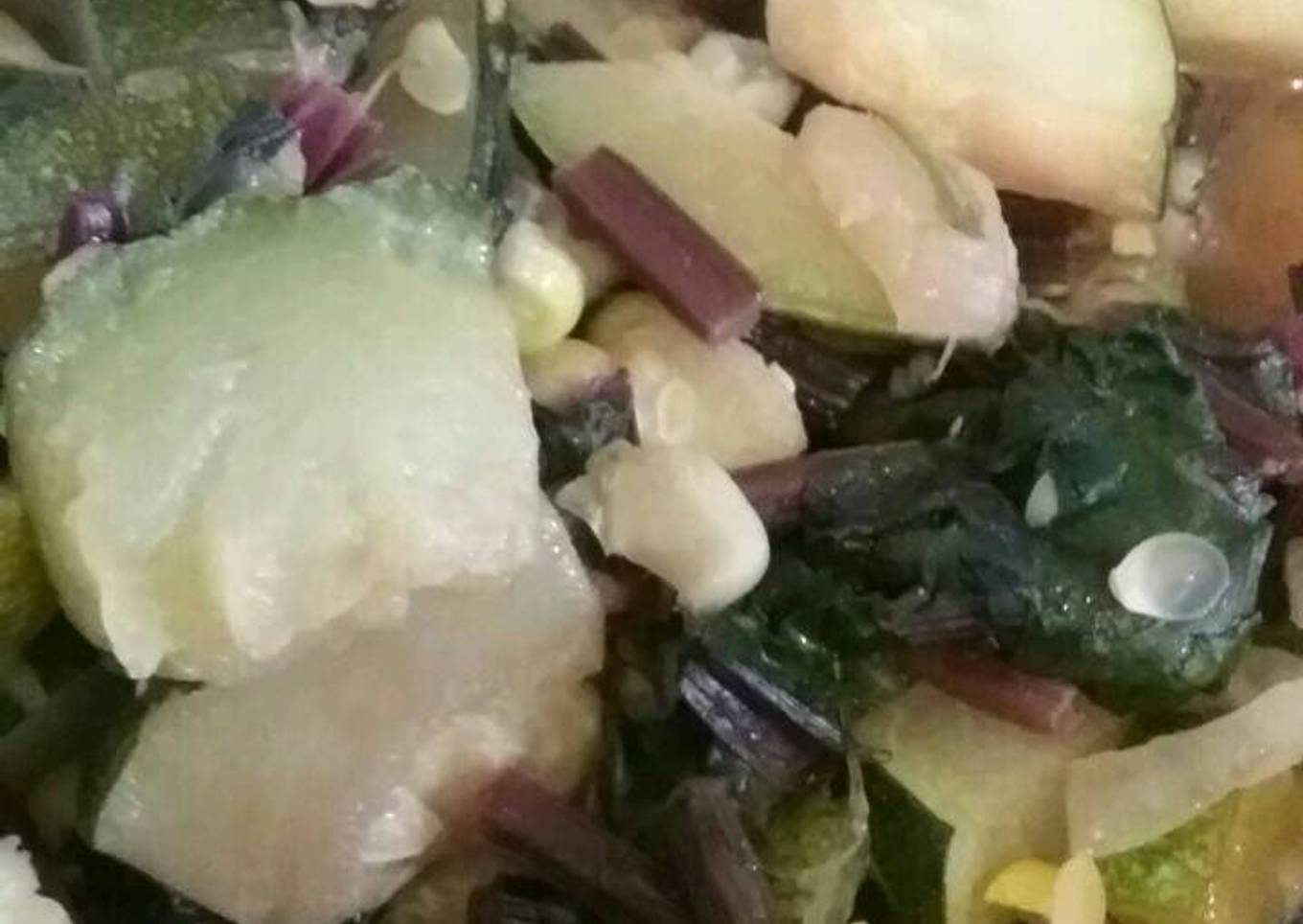 Calabacines con rabos de betabel