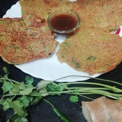 A picture of Pearl millet chilla.