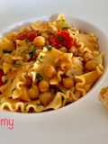 Mafaldine ceci e baccalà