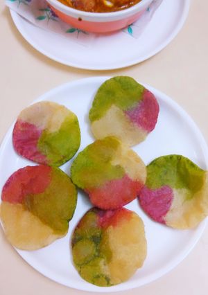 A picture of Tirangi poori.