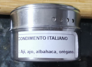 Una foto de Condimento italiano