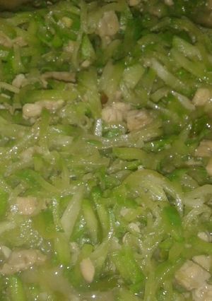 Foto resep Tumis labu siam tempe