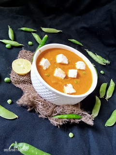 जैन फ्रोजन मटर पनीर सब्जी (jain frozen matar paneer sabji) रेसिपी मुख्य फोटो