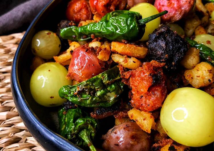 Migas al microondas con Lékué