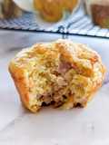 Recette de muffins salés au bacon et emmental