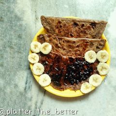 A picture of Choco paratha.