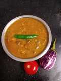 *கத்தரிக்காய், மூங்தால், கொத்சு*(கூட்டு)(brinjal kotsu recipe in tamil)