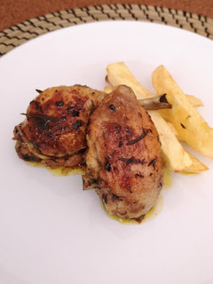 Una foto de Pollo a la naranja