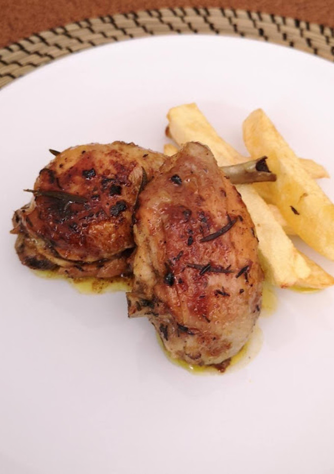 Una foto de Pollo a la naranja