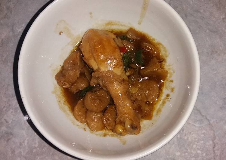 Resep Ayam bakso saus teriyaki saori yang Bikin Ngiler