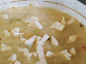 A picture of soya beans soup
