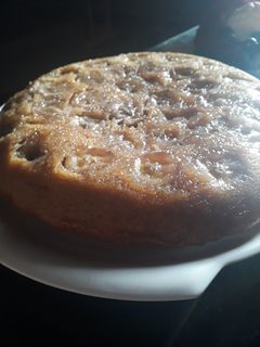 Una foto de Torta de banana sin horno