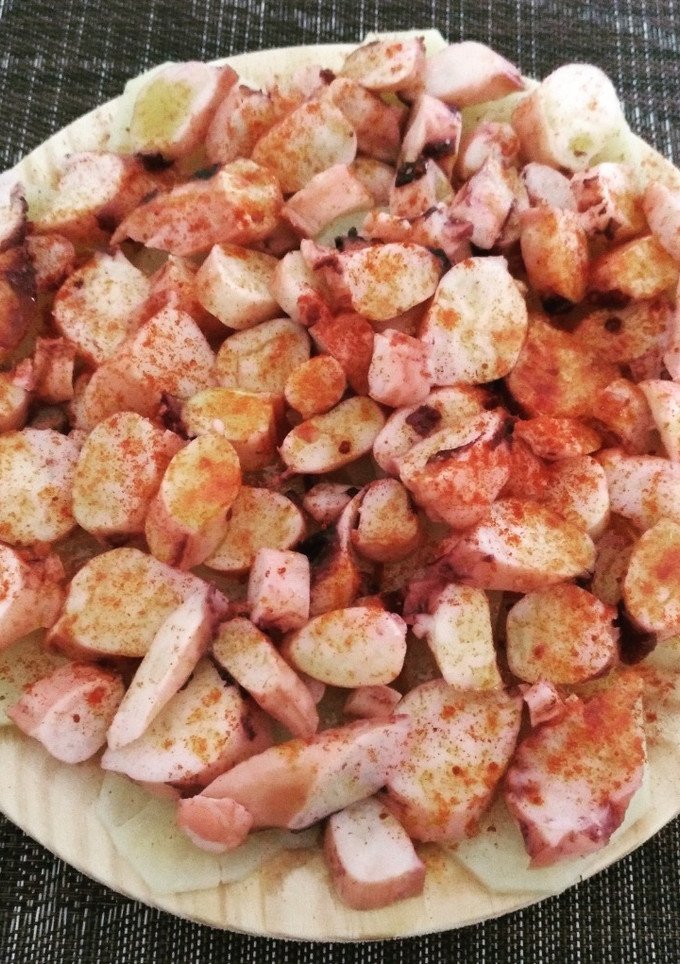 Una foto de Pulpo a la gallega