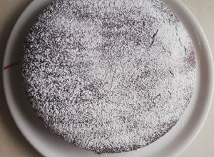 Foto di Torta cacao e cocco senza glutine e senza lattosio