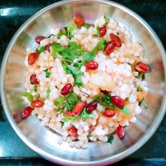 A picture of Sabudana khichdi.