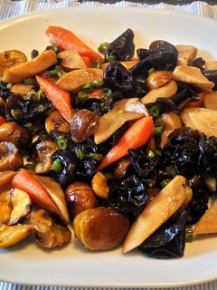 紅燒栗子杏鮑菇 的食譜成品照片