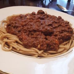 A picture of Uncle Tim's Simple Spaghetti.