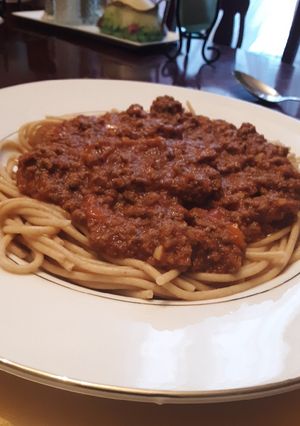 A picture of Uncle Tim's Simple Spaghetti.