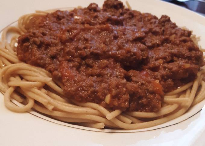 Recipe of Favorite Uncle Tim's Simple Spaghetti