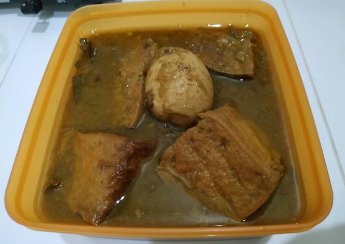 Semur Tahu Telur