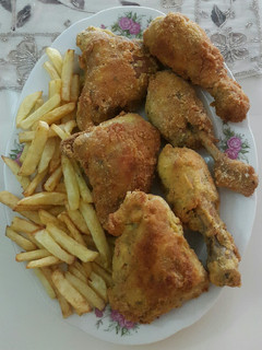 عکسی از دستور مرغ سوخاری