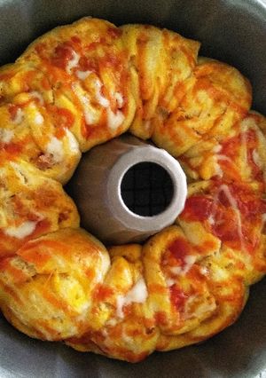 Foto resep Pizza Roll Bread