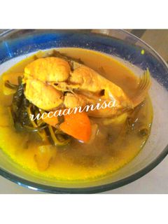 Foto resep Sayur asem kangkung ikan patin(gangan asam)