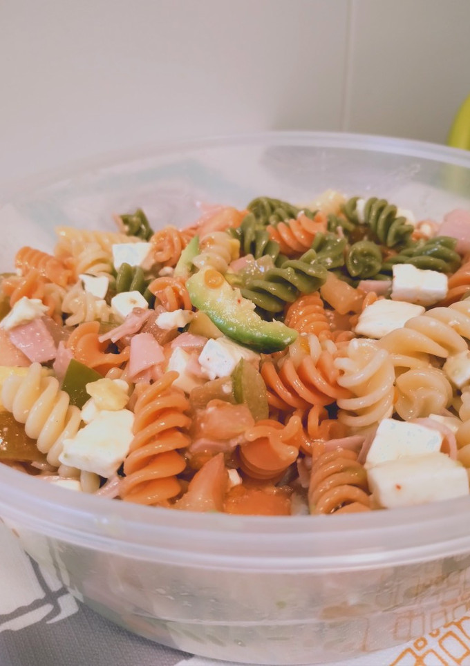 Una foto de Ensalada de pasta en 20 min