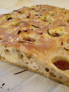 Una foto de Focaccia (sin amasar) simplemente espectacular!!!