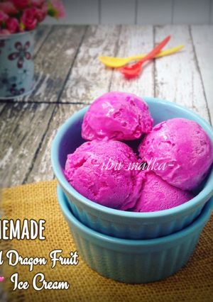 Foto resep Ice cream Naga Merah (es)