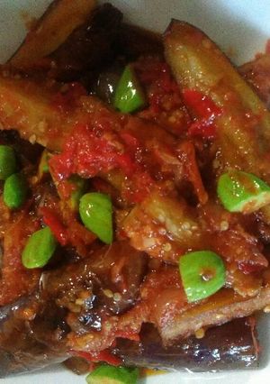 Foto resep Sambel terong pete