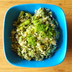 A picture of Fenugreek (micro greens) bhaji.