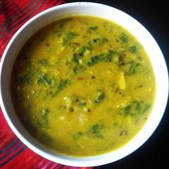 Spinach Moong Dal A picture of Spinach Moong Dal.
