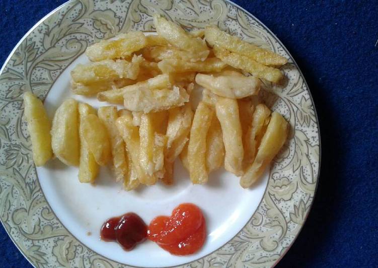 Kentang goreng ala kfc