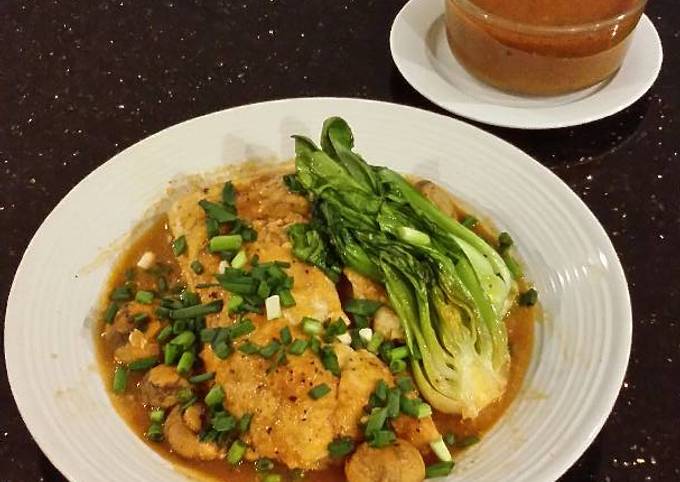 Recipe of Ultimate Hot, Sweet and Sour Poached Fish Fillets