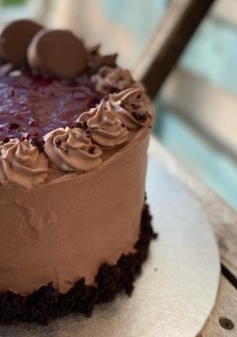 Una foto de Cobertura para tartas de chocolate sabor Petit suisse 🍫👦🏻🧒🏼