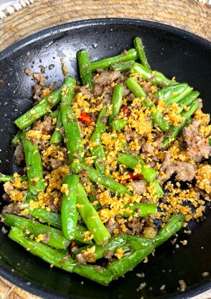 Foto resep Buncis Daging Bawang Putih