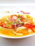 Zuppa di pesce allo zenzero