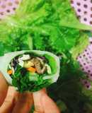 Gỏi cuốn (vỏ làm bằng máy làm crepe)