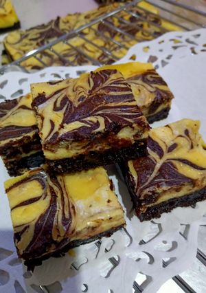 Foto resep Brownies cream cheese mudah