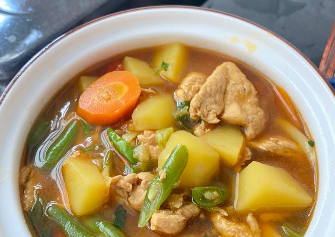 Sop Semur Ayam Kecap