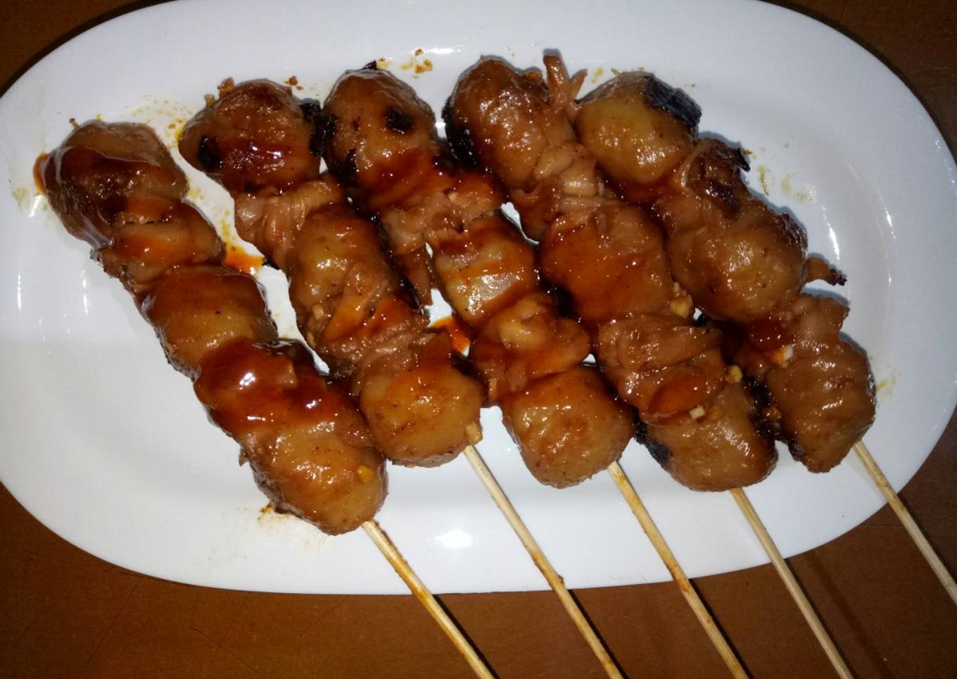 Pentol Jamur Bakar