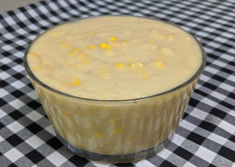 Creme de milho vegano (comidinha favorita da vó Ruth)