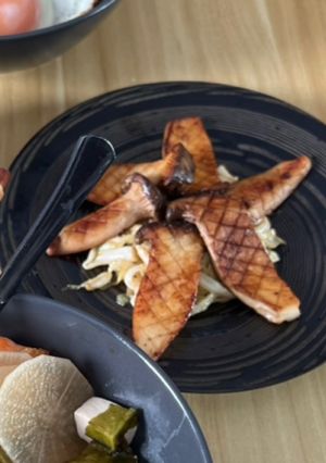 Foto resep Grilled king oyster mushrooms