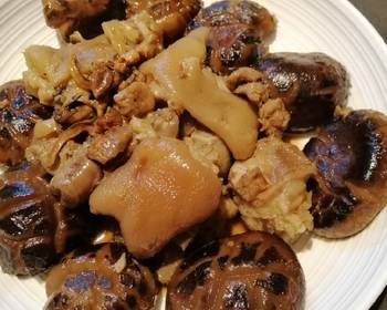 Fresh, Make Recipe Shitake Mushroom with Pork Practical Delicious