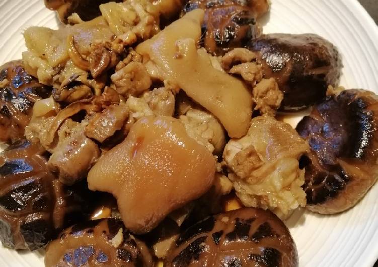 Steps to Prepare Speedy Shitake Mushroom with Pork