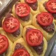 بطاطا بوريه بكرات اللحم