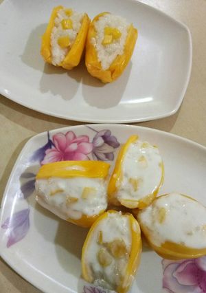 Foto resep Jacfruit Sticky Rice a.k Nangka Sticky Rice